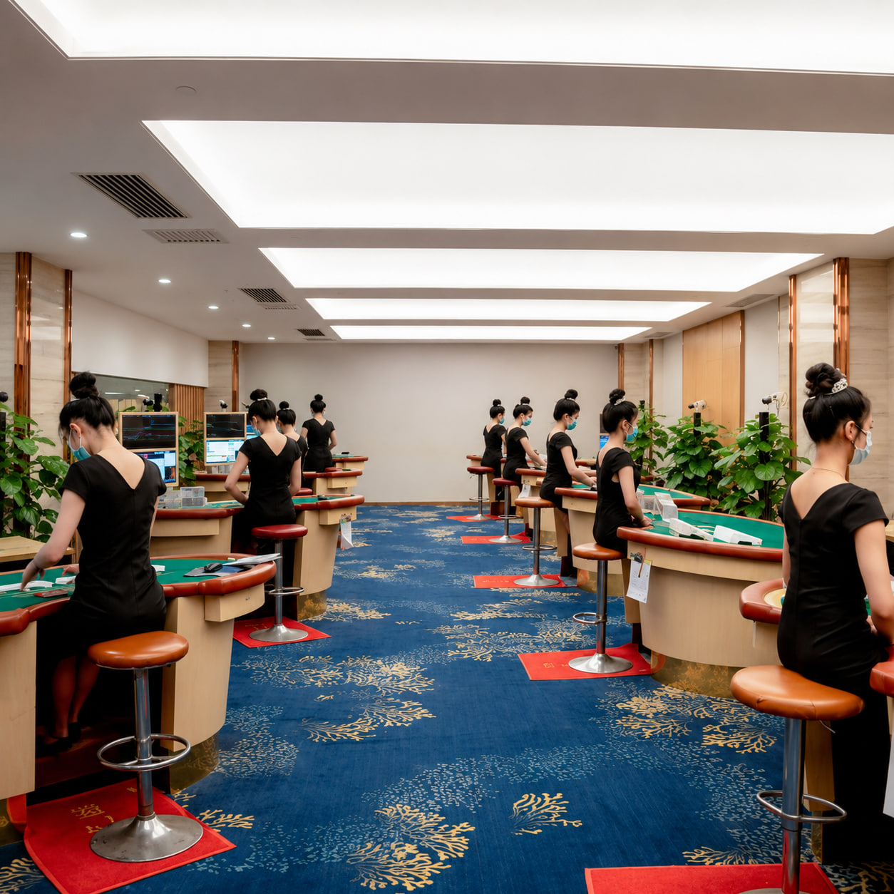 华纳公司客服中心办公环境